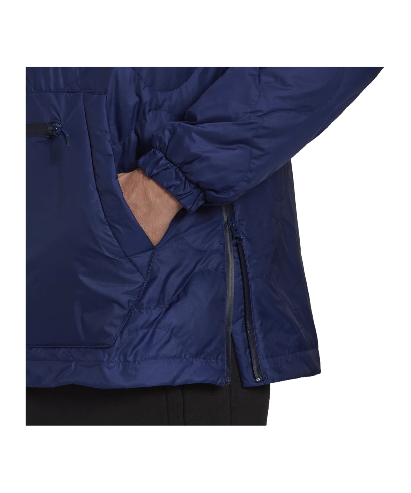 adidas Originals Down Quilt Hoody Blau