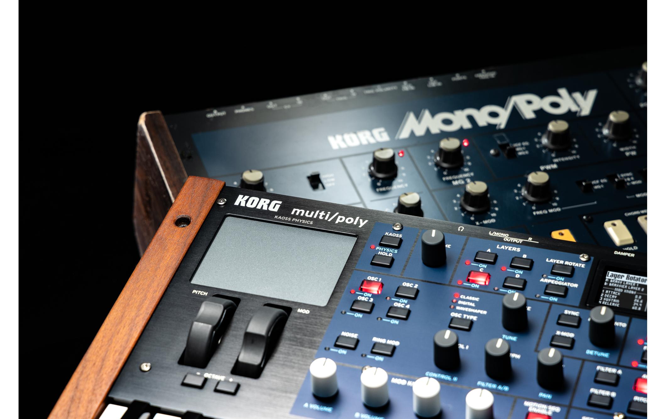 Synthesizer multi/poly<br>Analog Modeling Synthesizer
