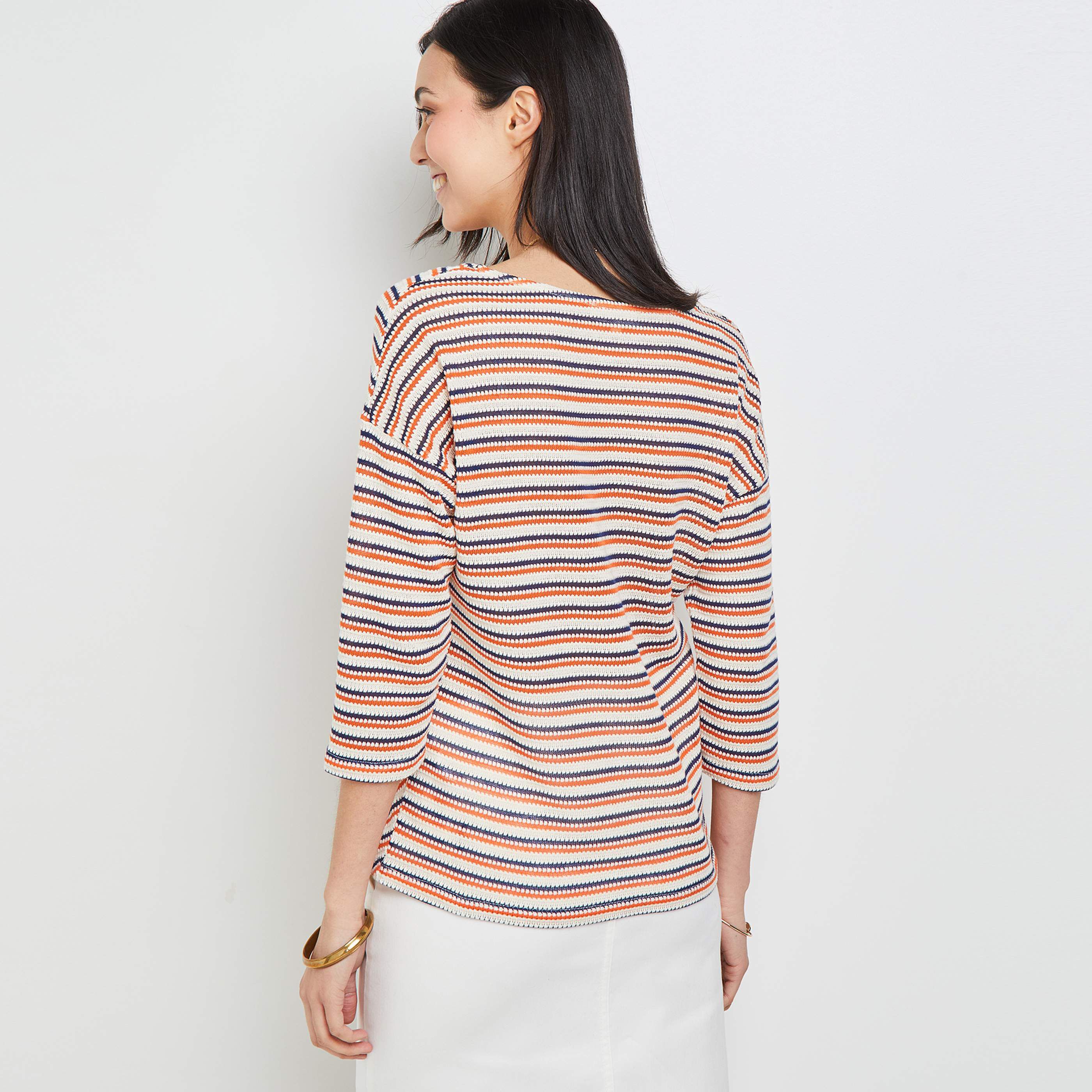 Tshirt ajouré femme - ECRU