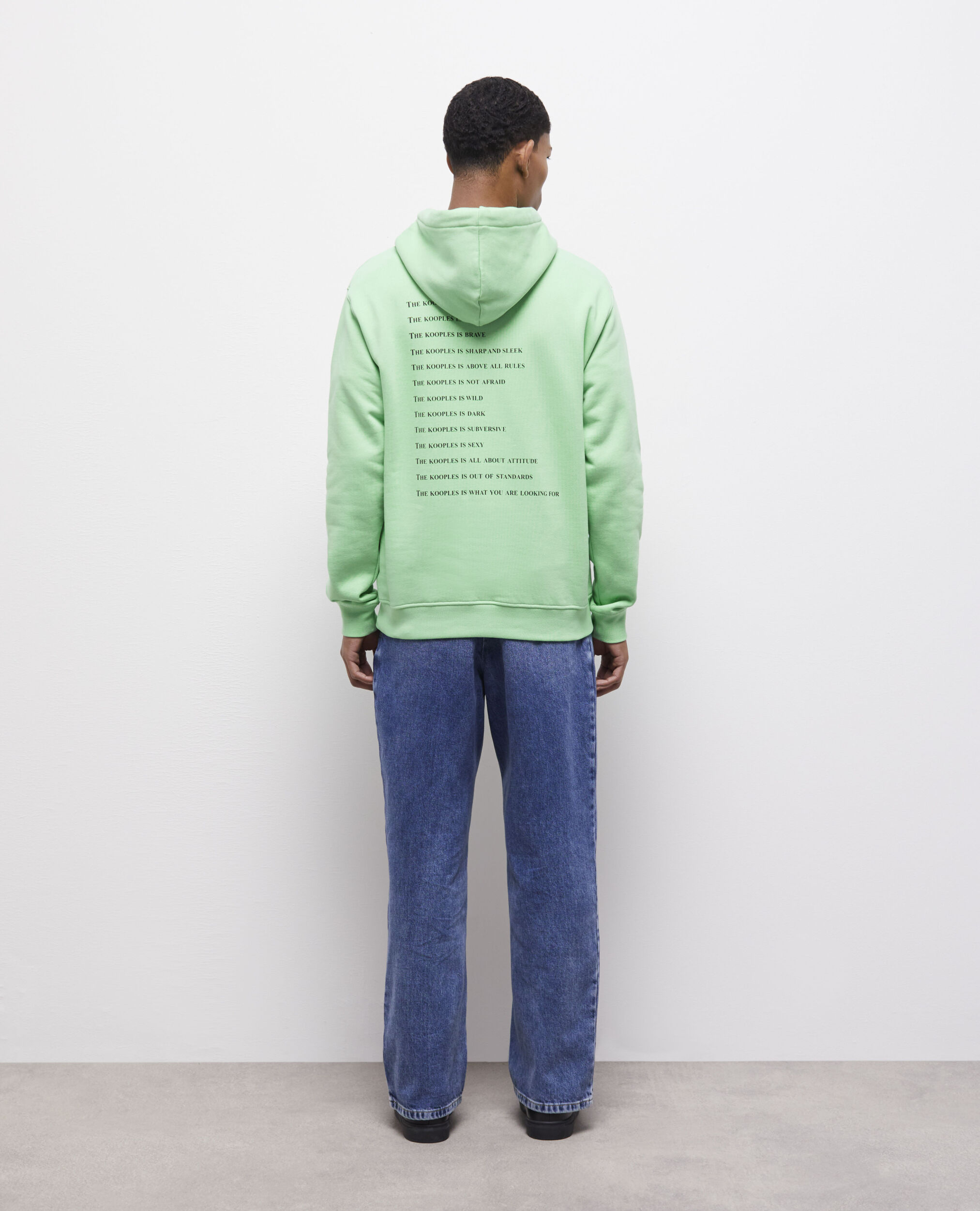 Sweatshirt à capuche What is vert