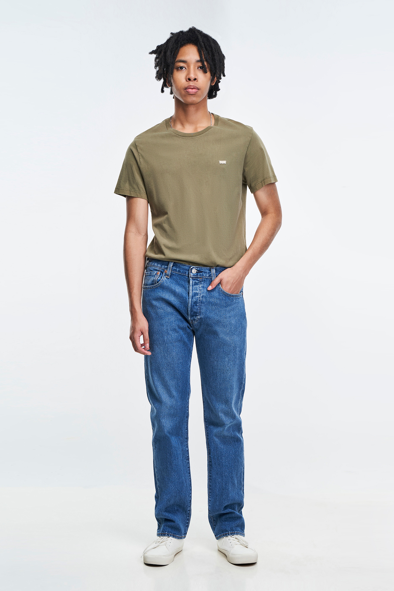 Calça jeans 501® Original de corte regular