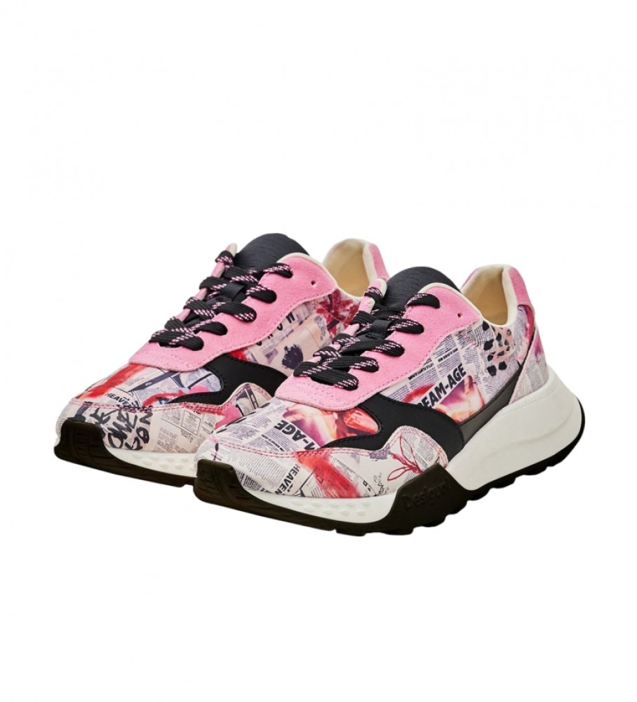 Tênis Desigual Digital Rosa Jogger
