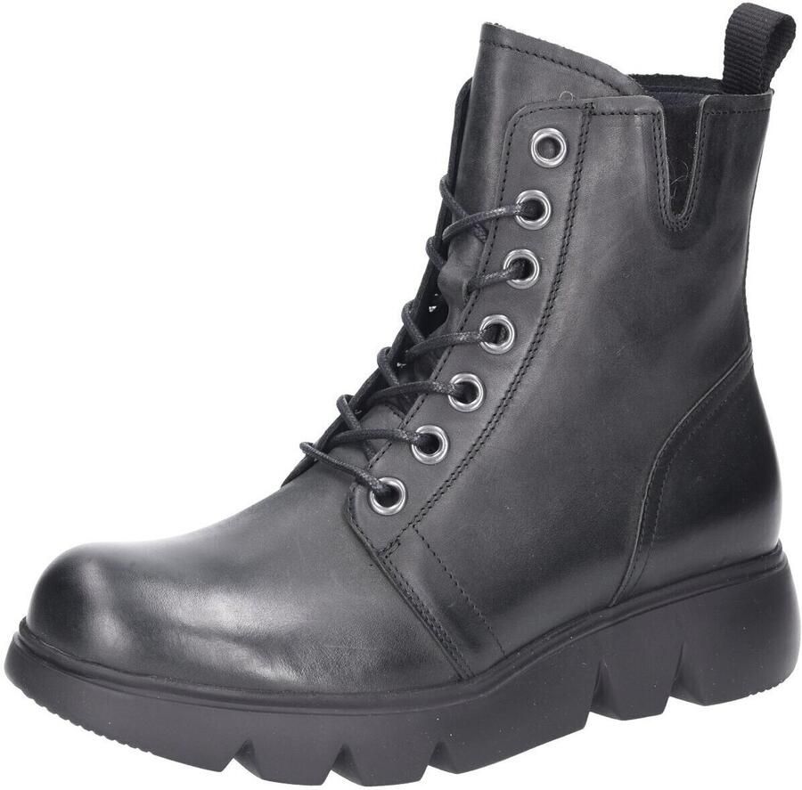 Wolky Hope XW Softy Wax Veterboots Dames Zwart