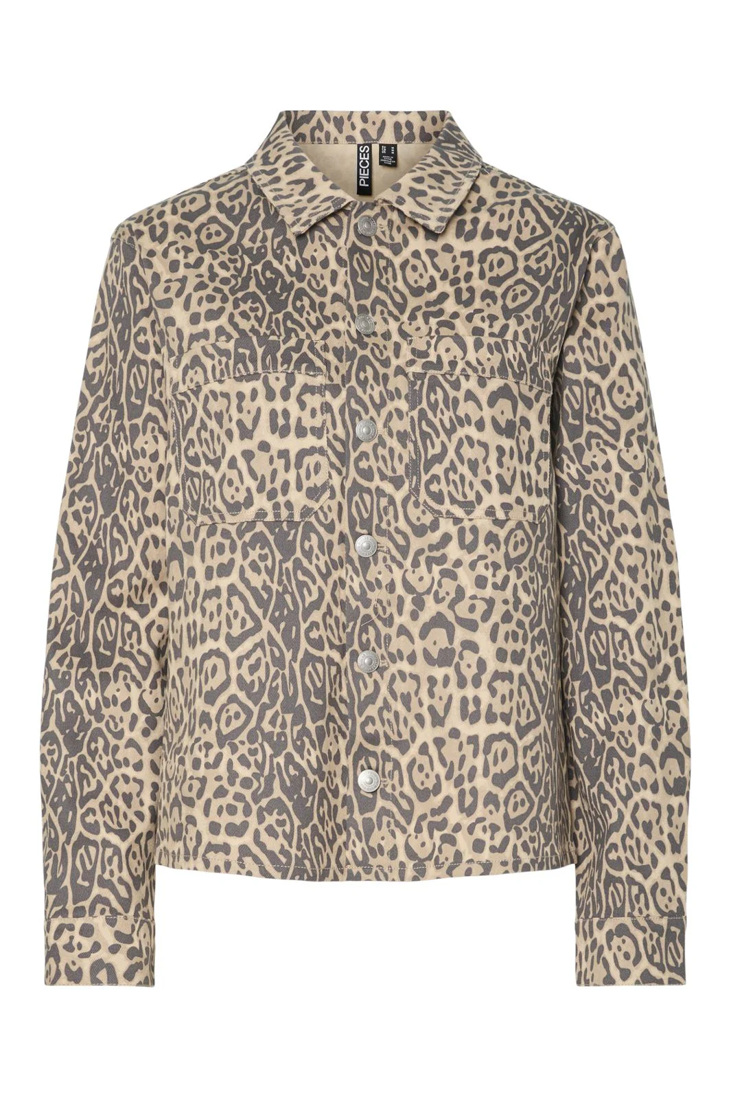 Pieces Pcfia Ls Loose Denim Shirt Fsy