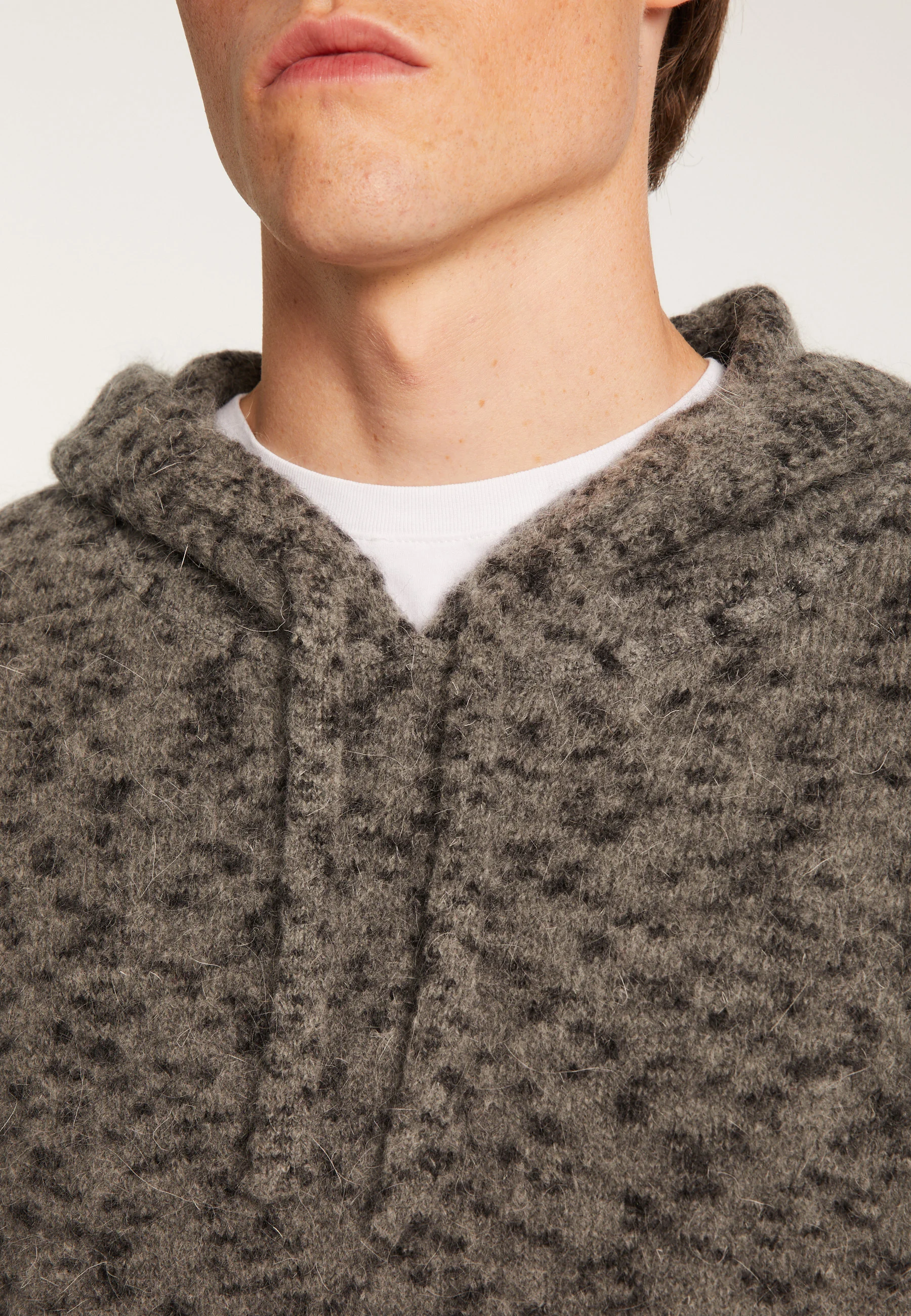 TÉLIOAH24 - Hoodie en mohair | Gris