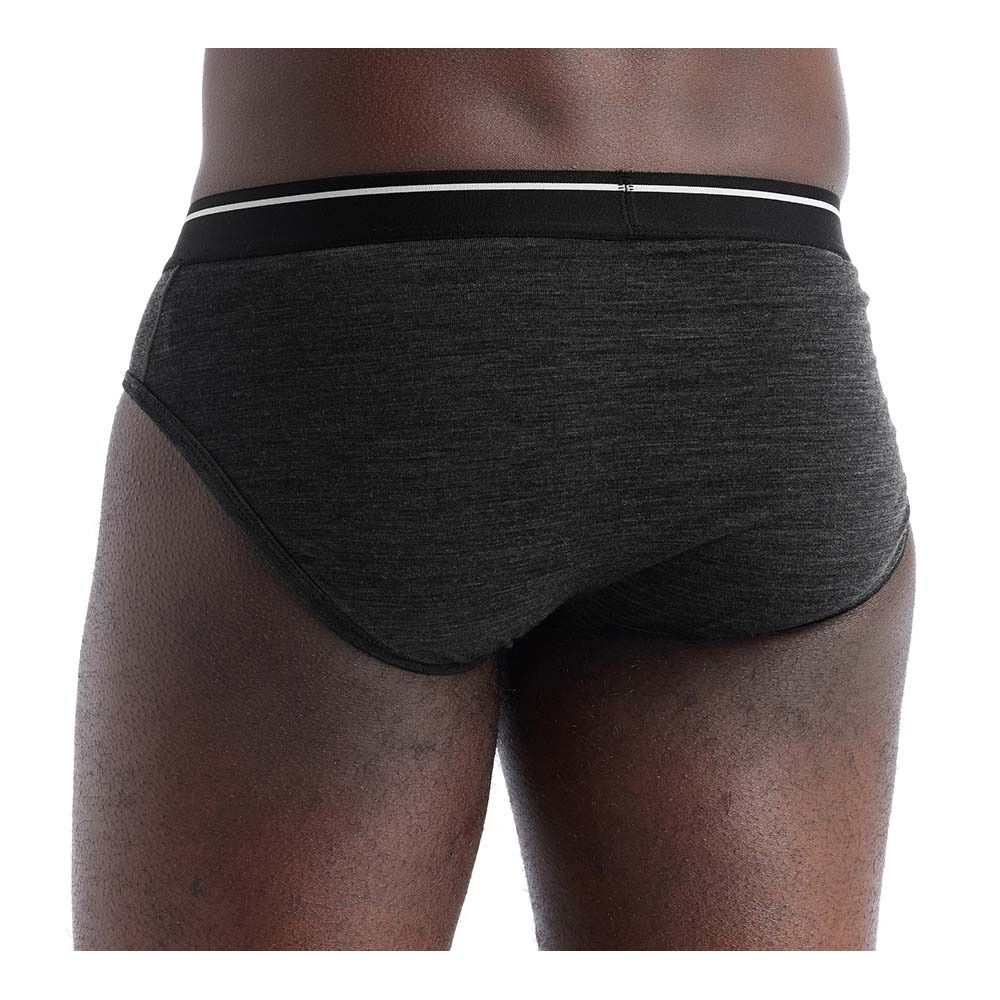 Icebreaker ANATOMICA MERINO - Slip Homme jet hthr