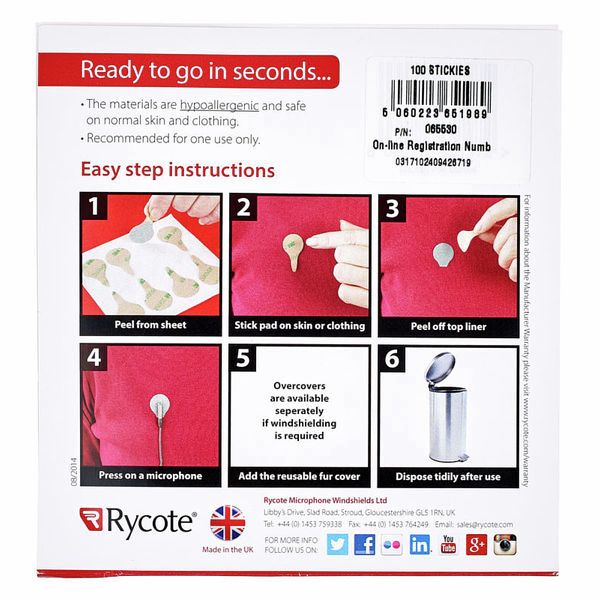 Rycote Stickies 100