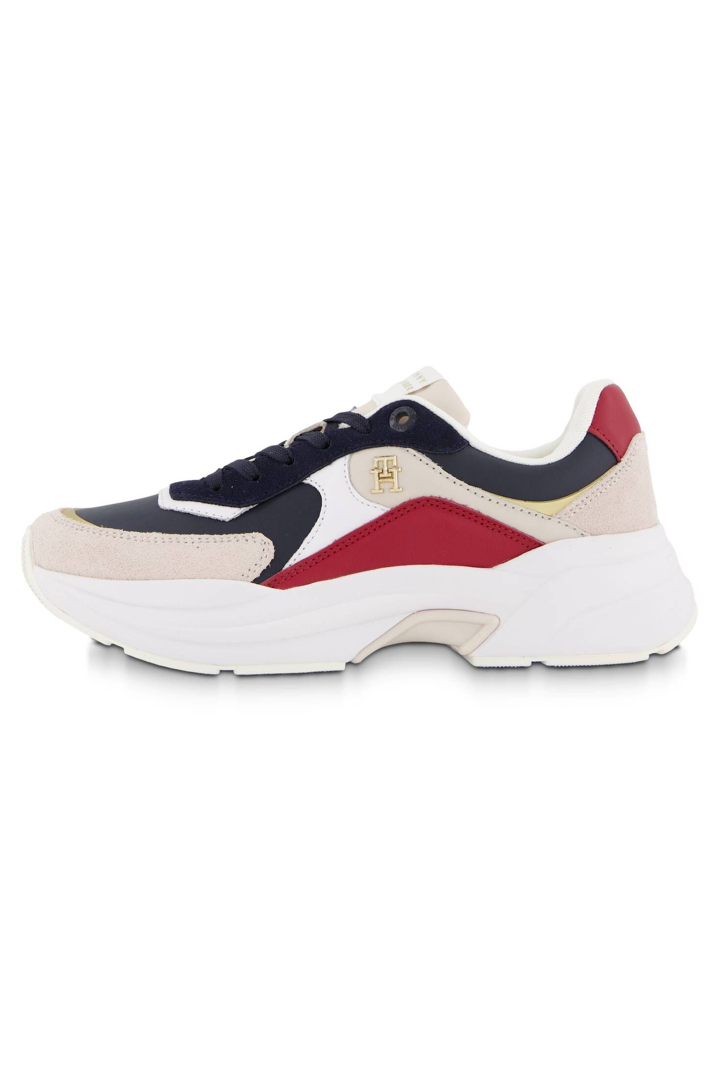 Tommy Hilfiger| Damen Sneaker CHUNKY TH RUNNER mit Leder