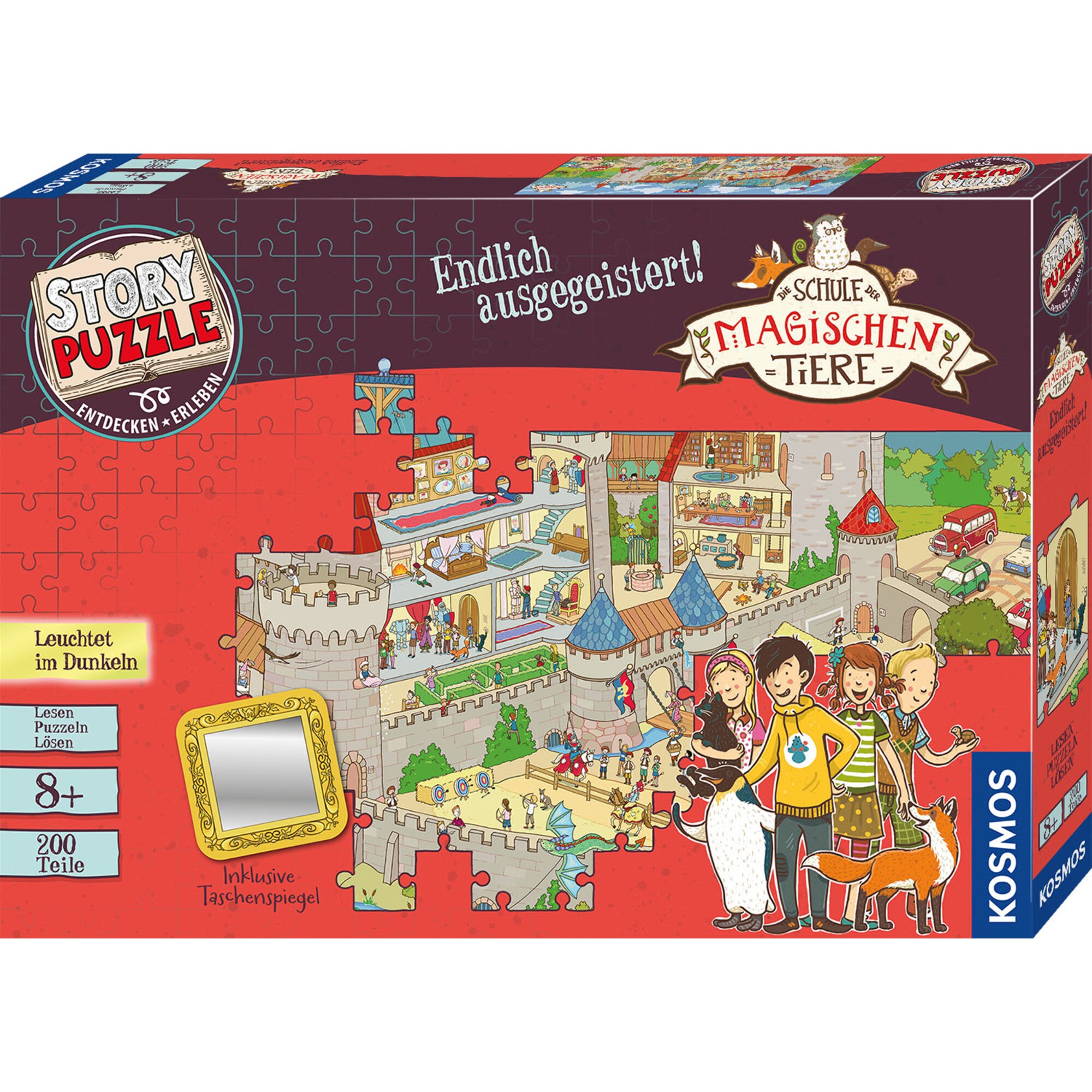 Kosmos Puzzle Story Puzzle: Die Schule der magischen Tiere - Endlich ausgegeistert!