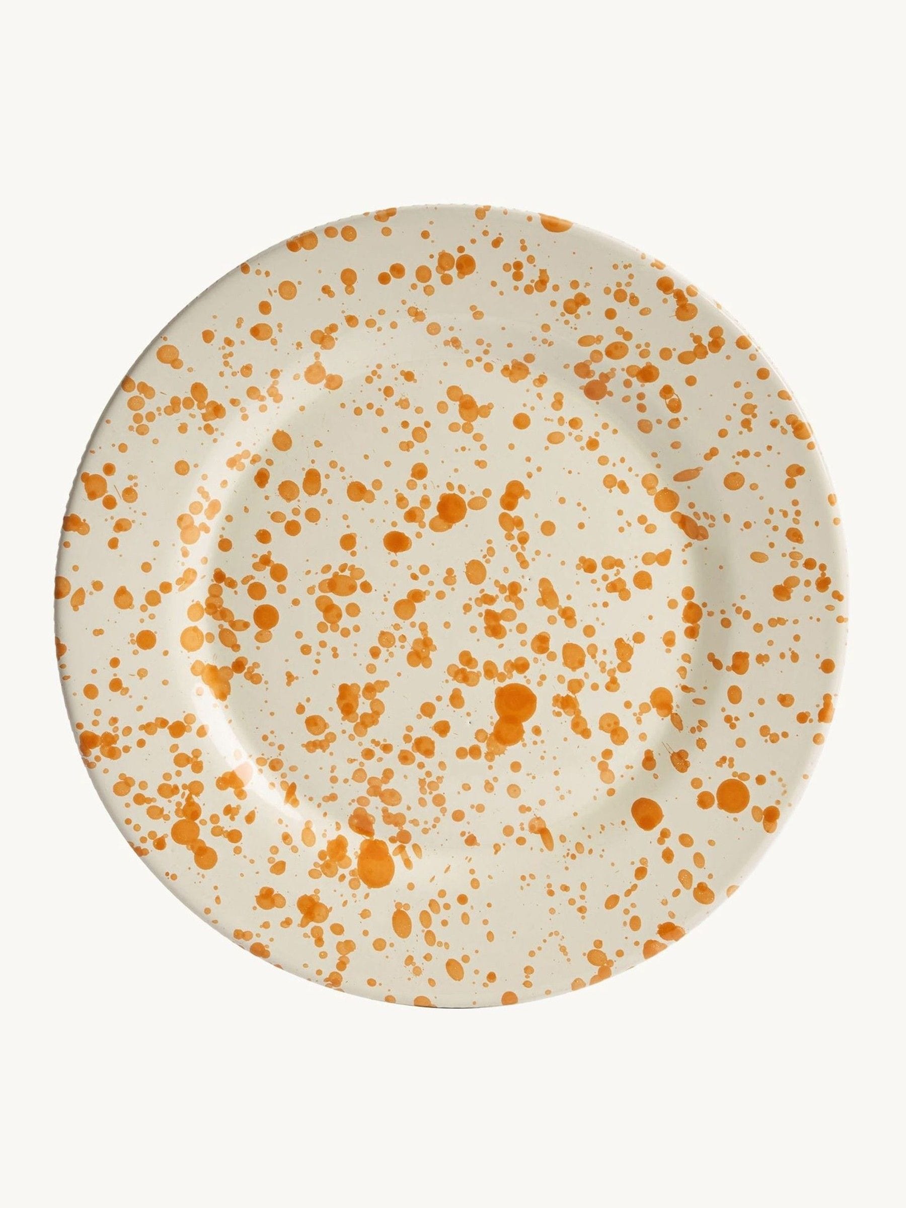 Hot Pottery 12 Piece Splatter Signature Dinner Set