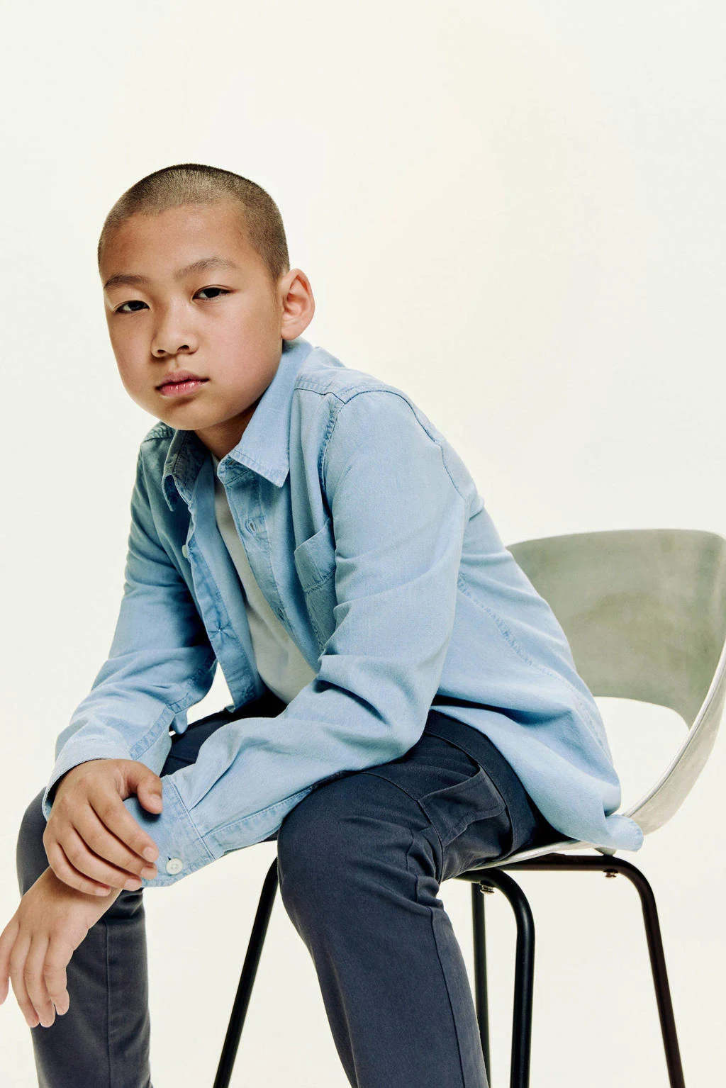 Mango Kids overhemd blauw