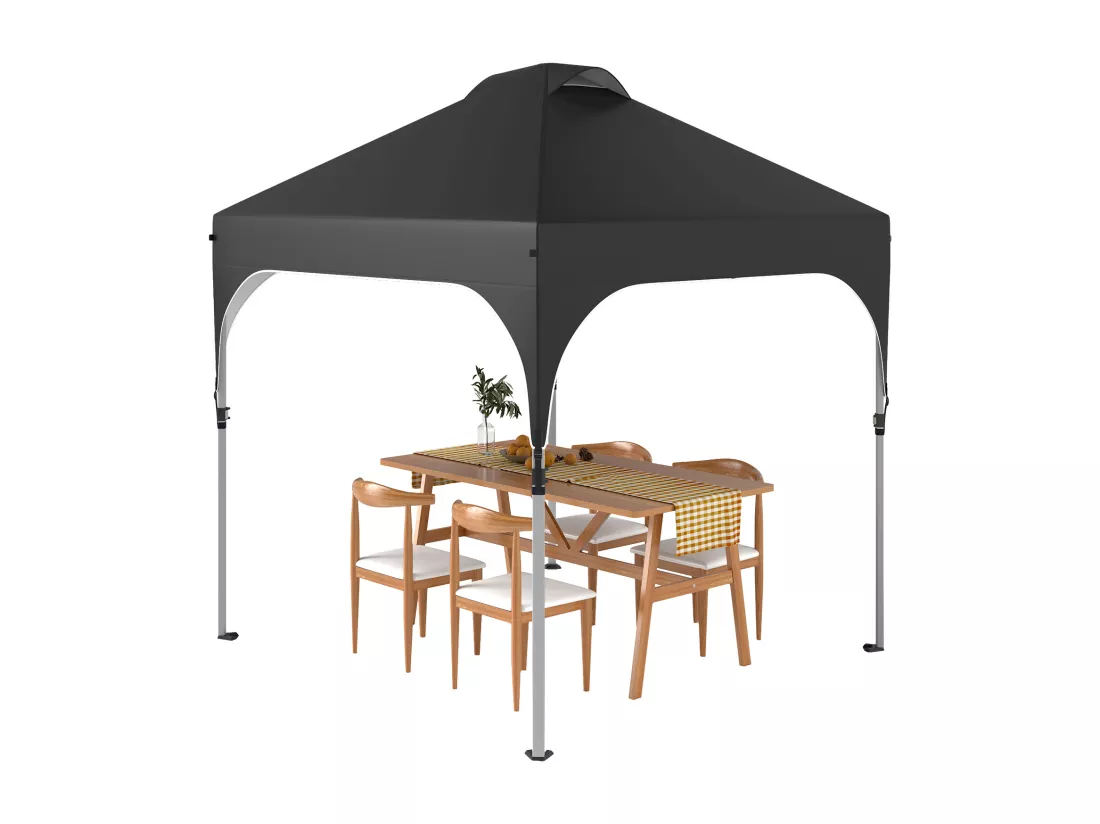 YITAHOME 2.5x2.5M Instant Pop Up - Tente de camping Pliante et imperméable - Noir