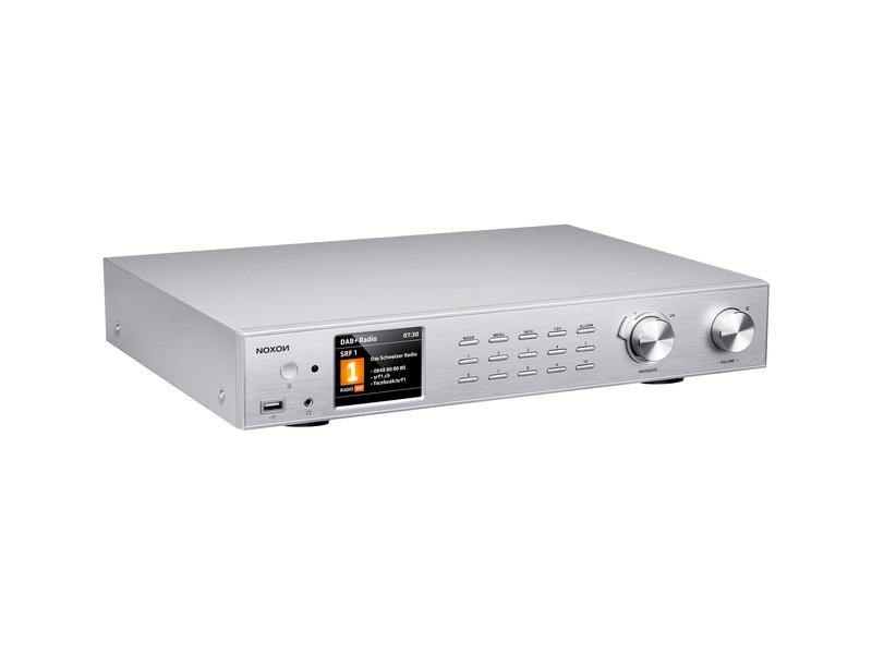 Noxon Netzwerk-Audioplayer A571 Silber HiFi-Komponente DAB /UKW & Internetradio