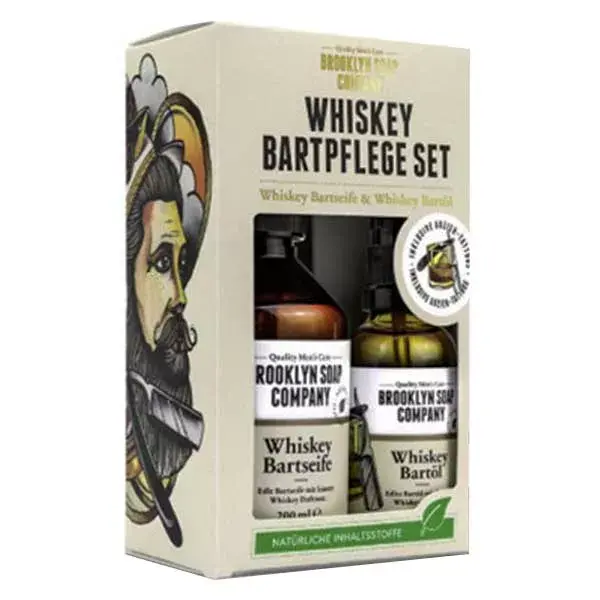 Brooklyn Soap Company Coffret Soin de la Barbe Whiskey
