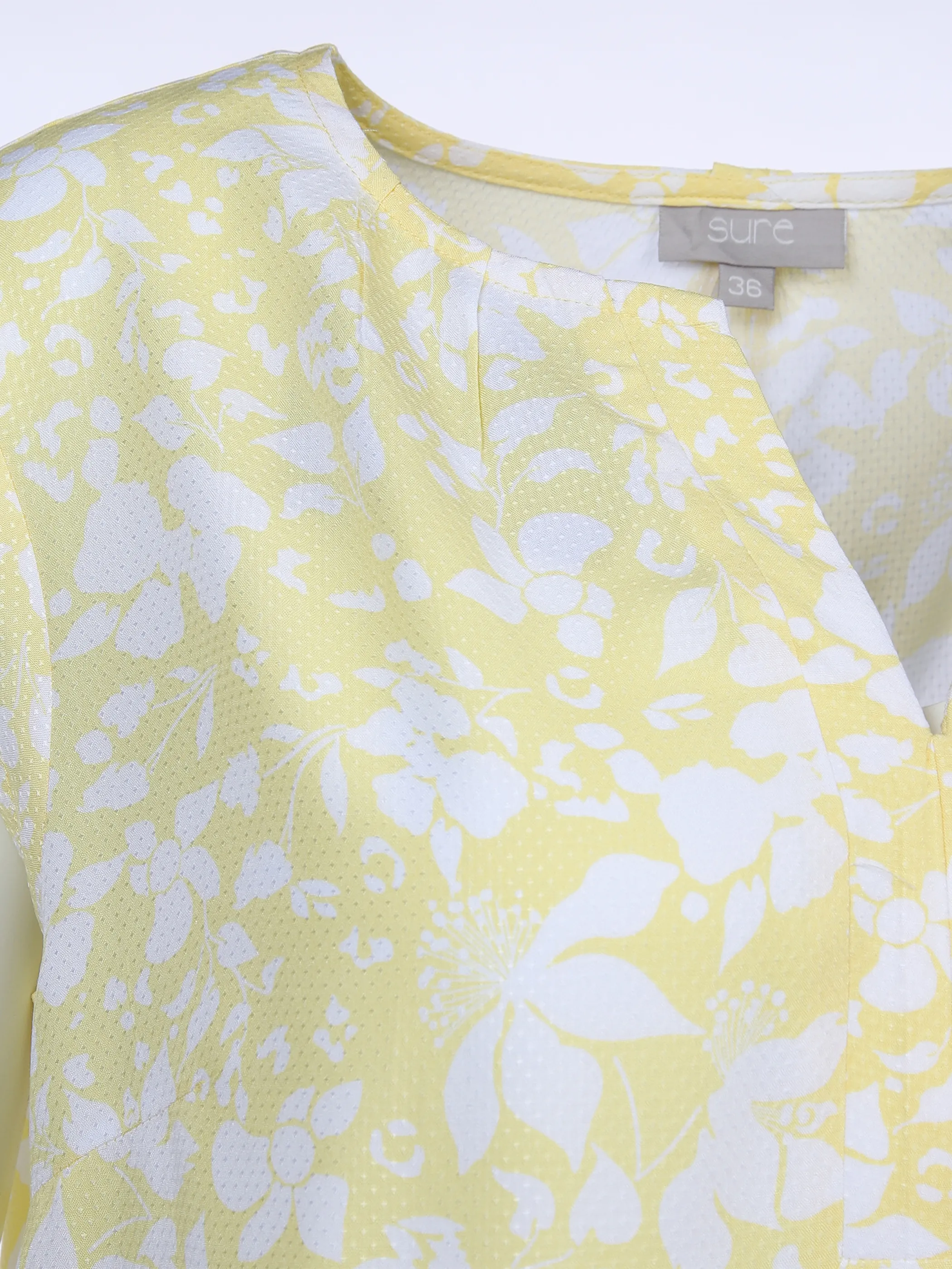 Damen Blusentop mit Alloverprint