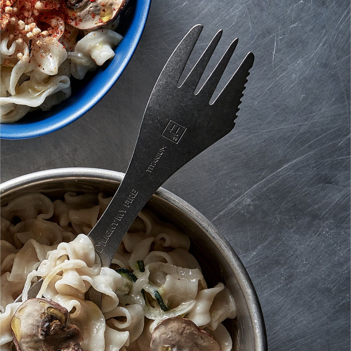 Spork Kit i titanium