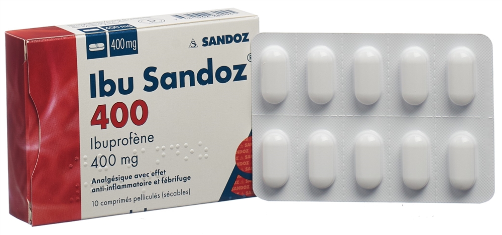 IBU Sandoz 400 mg<br>10 Stück, Blister, Filmtablette