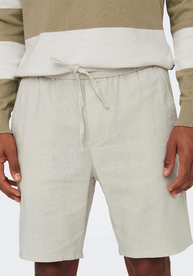 ONLY & SONS Shorts »ONSLINUS 0007 COT LIN SHORTS NOOS«