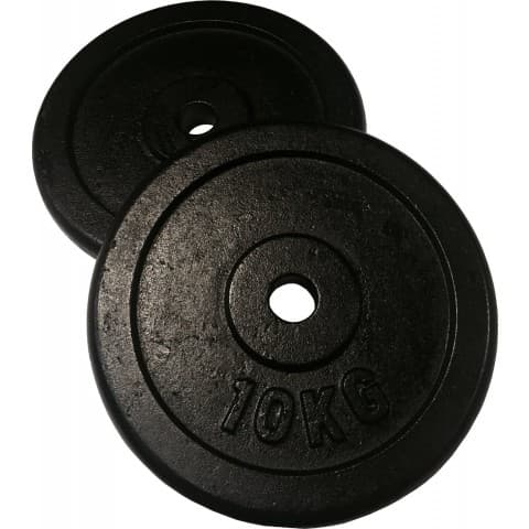 Vektplater, jern (2 x 2,5kg - 15kg) 30mm - 15 kg