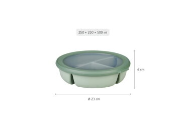 Bento bowl Cirqula (250 250 500 ml) - Vivid lilac