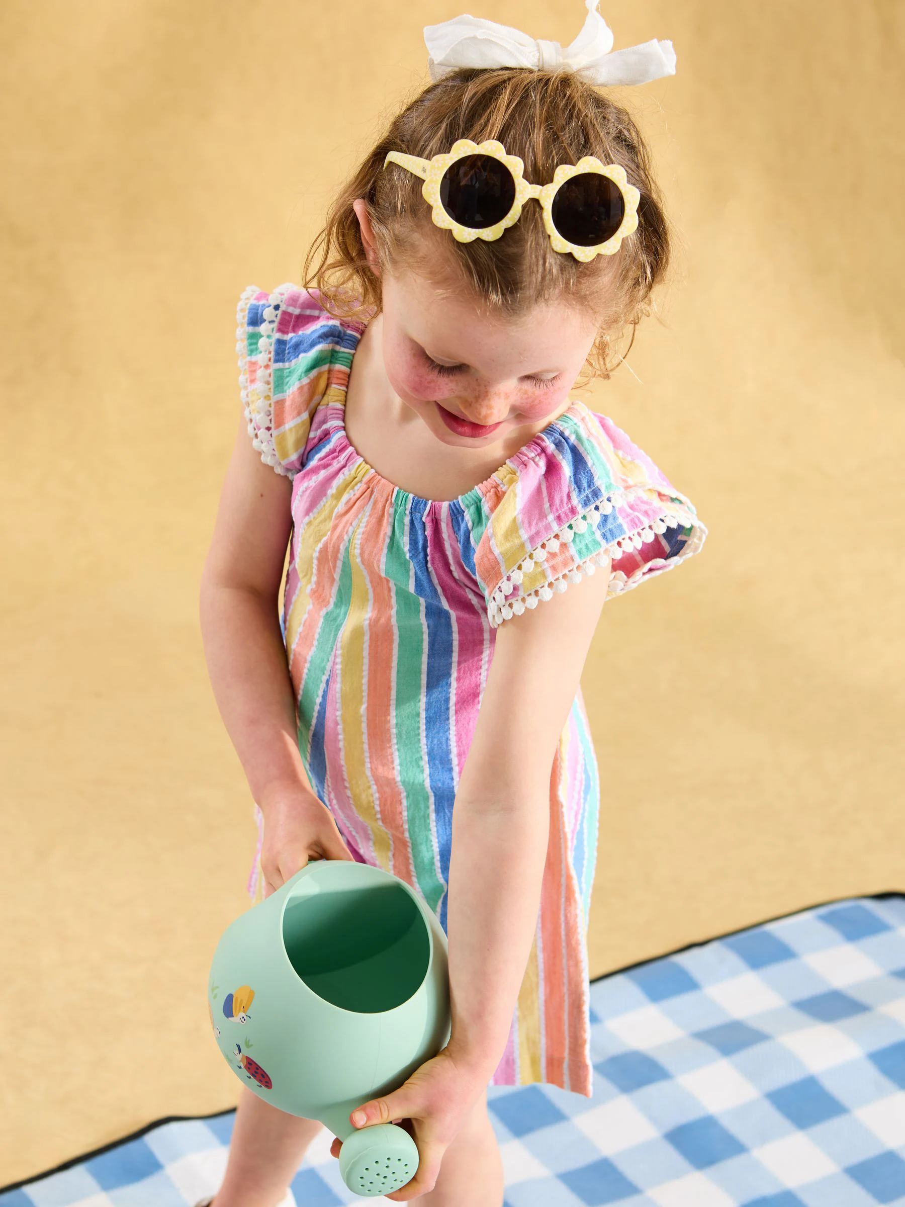 JoJo Maman Bébé Pretty Gathered Playsuit