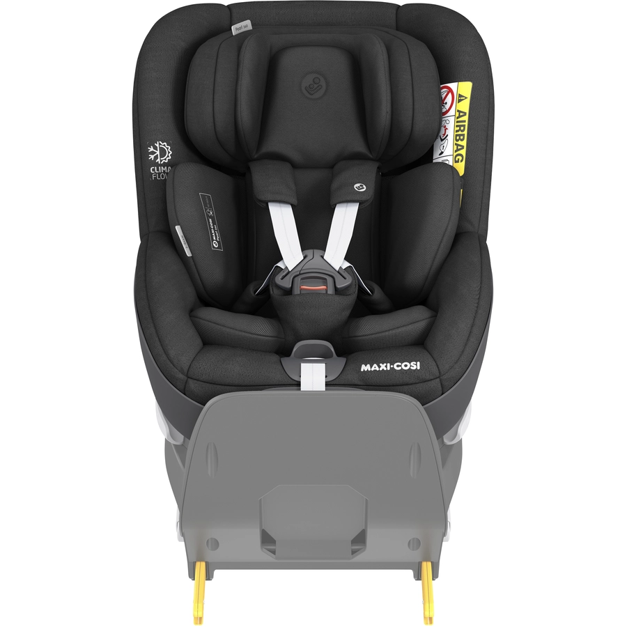 MAXI COSI Set Babyschale Coral 360 Essential Graphite plus Kindersitz Pearl 360 Authentic Black plus Basisstation FamilyFix 360