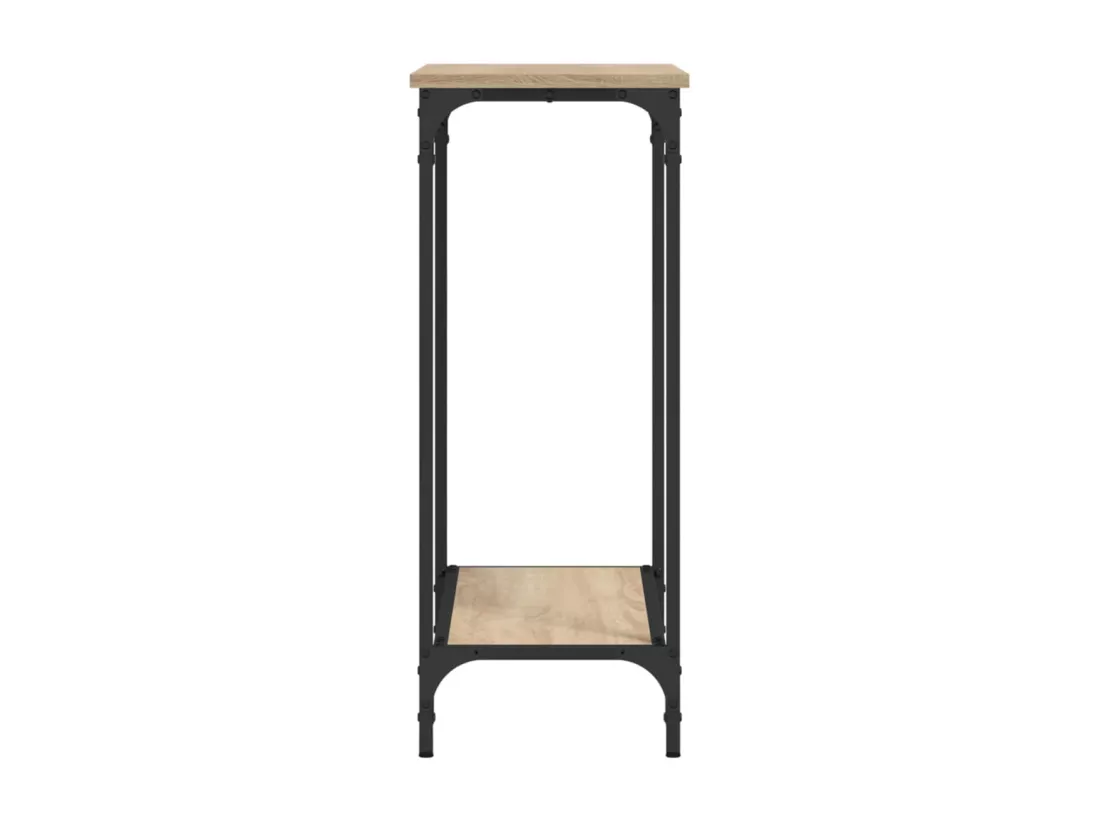 Table console chêne sonoma 75x30,5x75 cm bois d'ingénierie