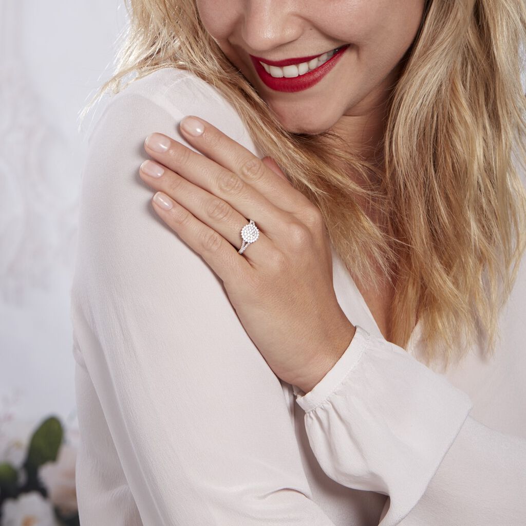 Bague Or Blanc Mirel Oxyde