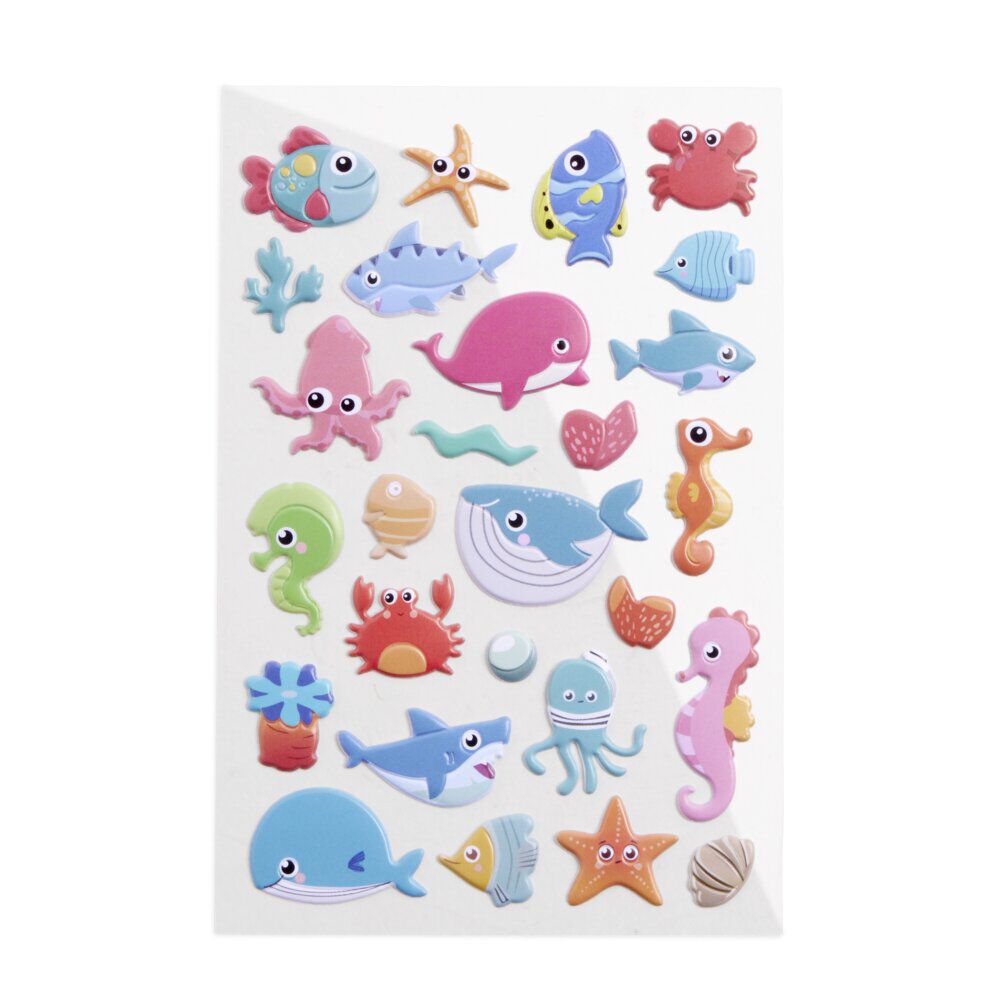 Planche de stickers fantaisie - 4 modèles