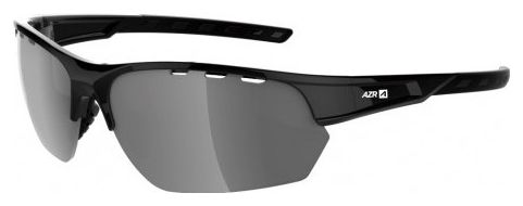 Lunettes AZR Izoard Noir Vernie / Écran Gris Miroir