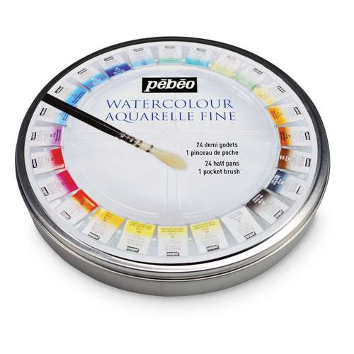 pébéo feine Aquarellfarbe im Metallkasten