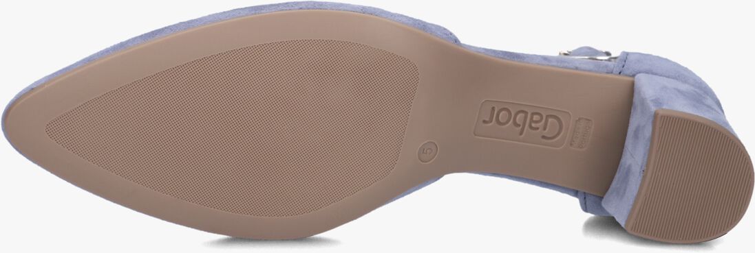 blauwe gabor sandalen met hak 340