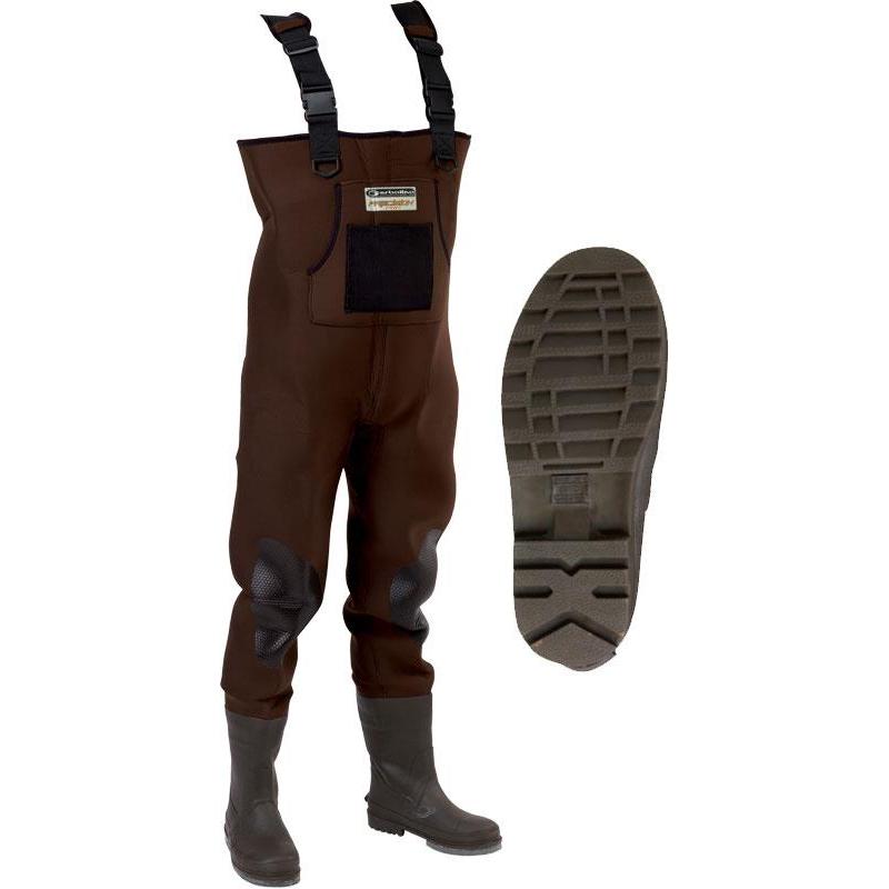 Waders Neoprene Garbolino Precision Pro - Semelles Crantees