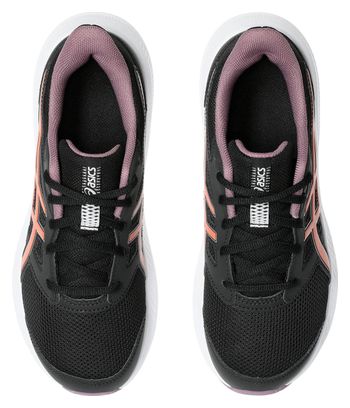 Chaussures Running Asics Jolt 4 GS Noir/Rose Enfant