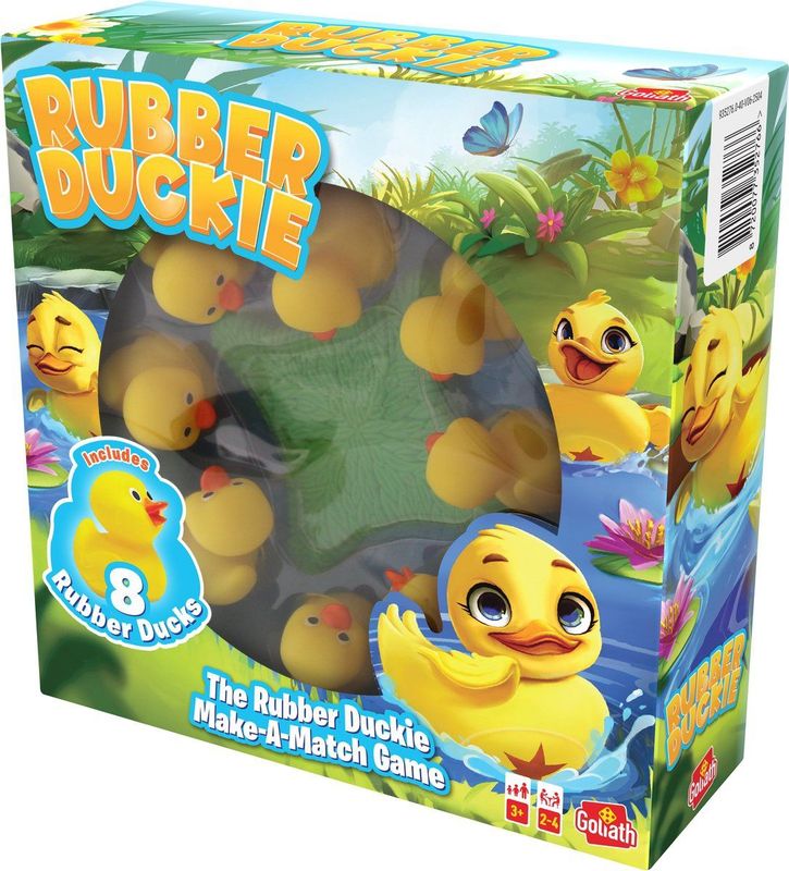 Rubber Duckie - Geheugenspel - Kinderspel - Interactief - 2-4 spelers - vanaf 3 jaar