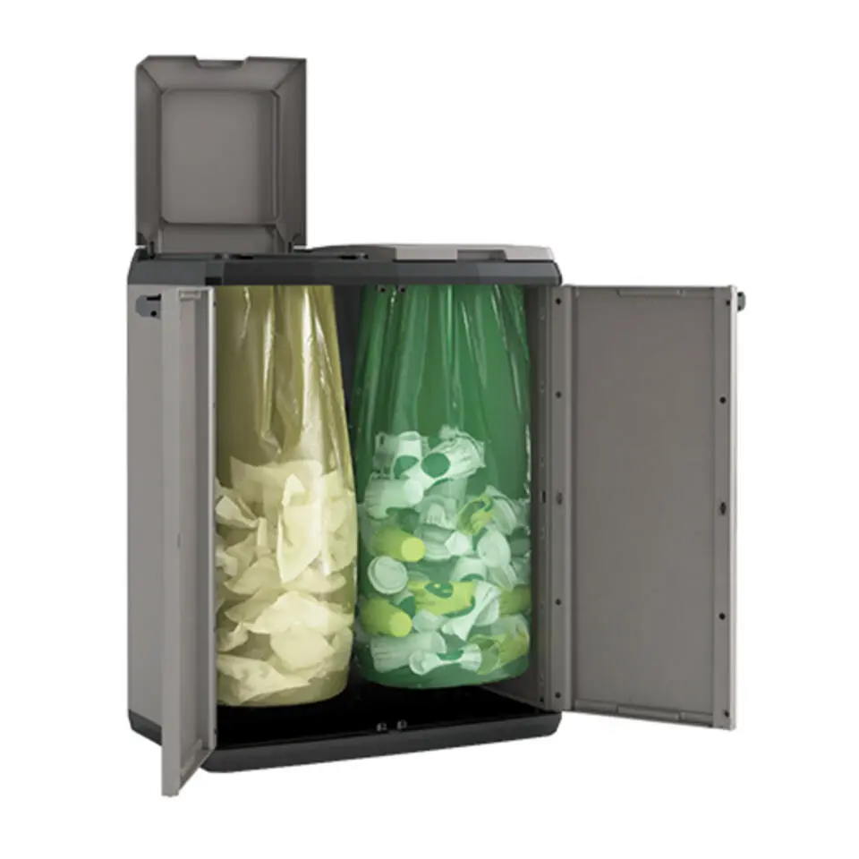 Split basic - 68x39x85 cm - donker grijs/zwart