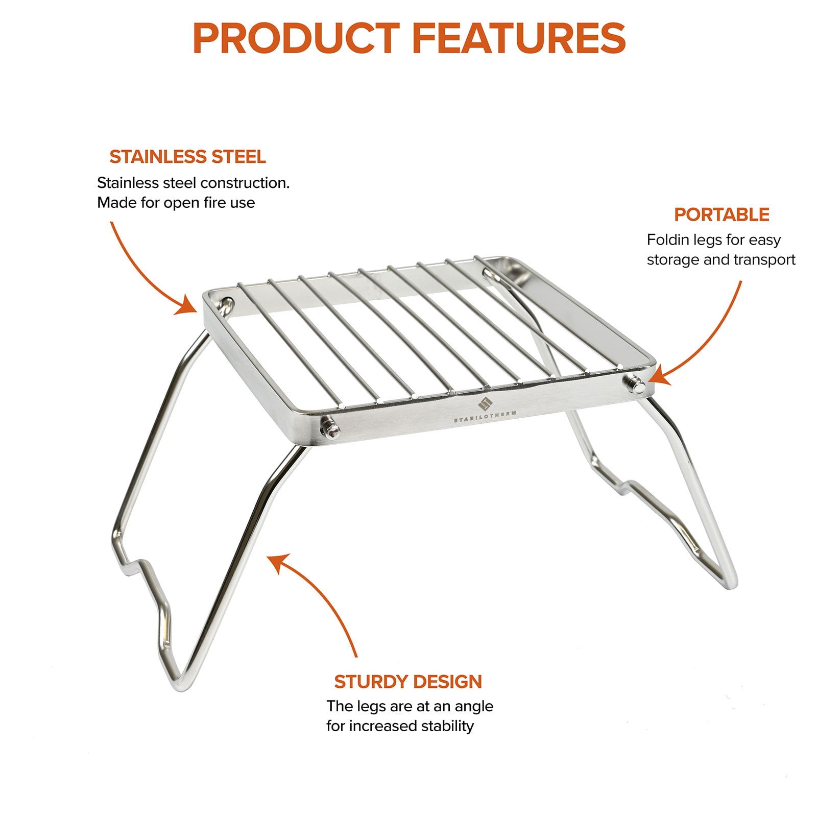 Stabilotherm BBQ Grid Small<br>Praktisk Grillrist!