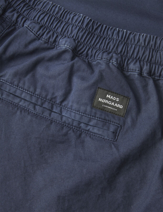 Mads Nørgaard - Copenhagen Fine Twill Hektor Pants Blå