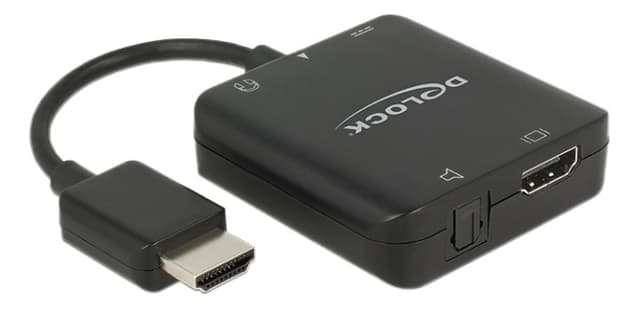 Delock HDMI Audio Extractor 4K kompakt