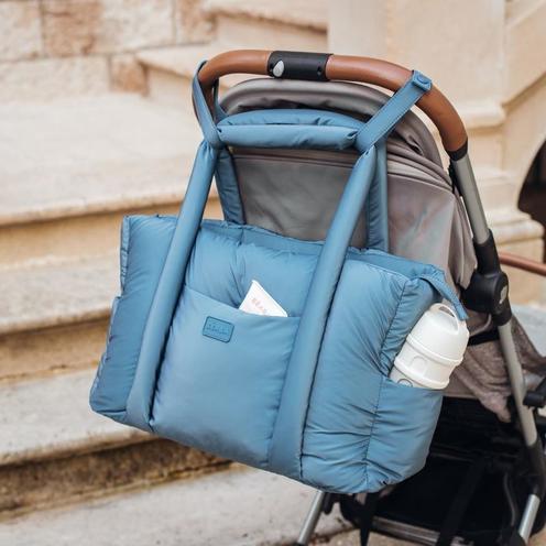 Sac à langer Paris Puffy Bleu baltique - BEABA