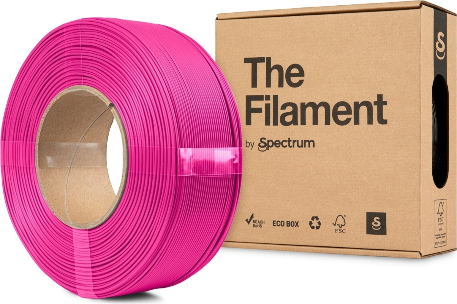 The Filament  ReFill PLA Lite Magenta, 1,75 mm / 1000 g    Zuverlässiges PLA Filament ohne Spule in Magenta