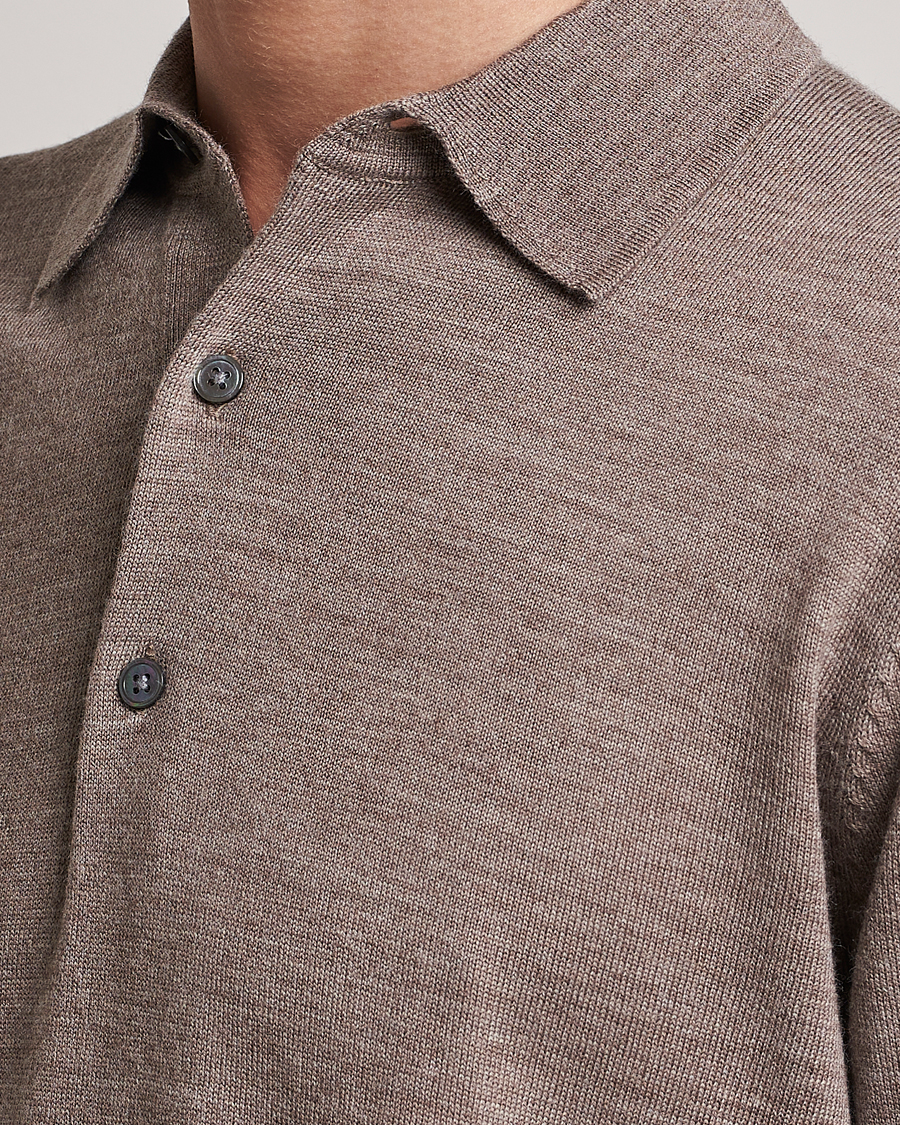 A Day's March Ambroz Merino Polo Taupe