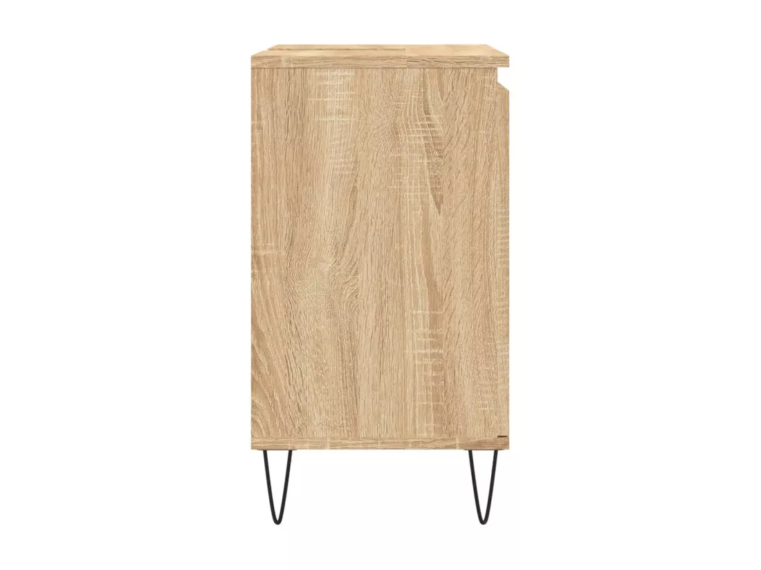Armoire de bain chêne sonoma 58x33x60 cm bois d'ingénierie