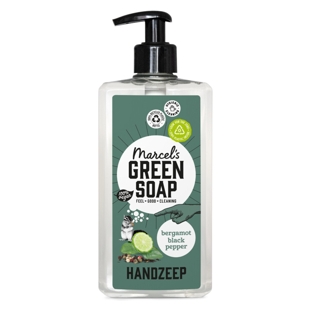 Marcel’s Green Soap Handzeep Bergamot & Black Pepper (500 ml)