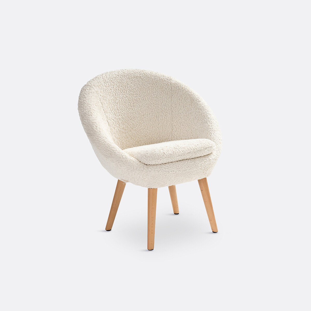 LA REDOUTE INTERIEURS<br>Poltrona Bolvormige com bouclette Jimi