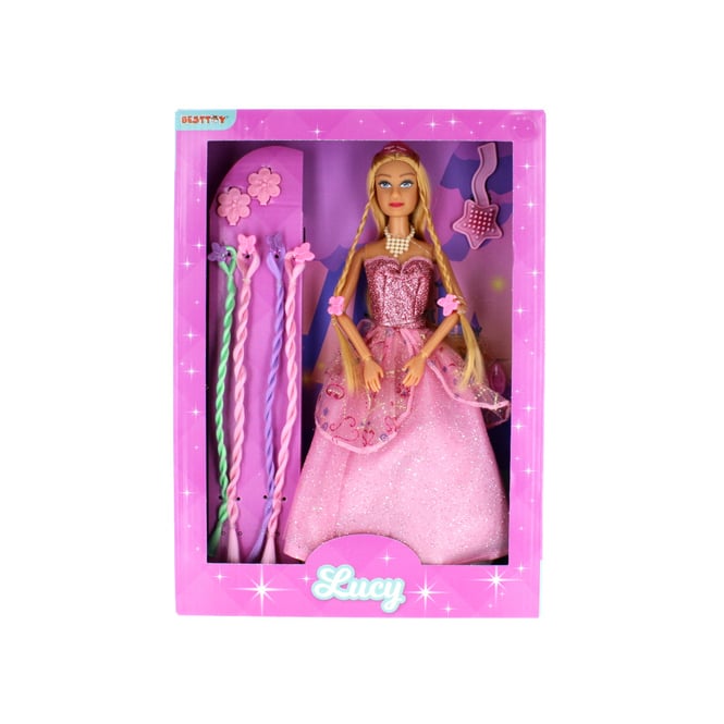 Besttoy - Modepuppe Lucy - mit langen Haaren - blond