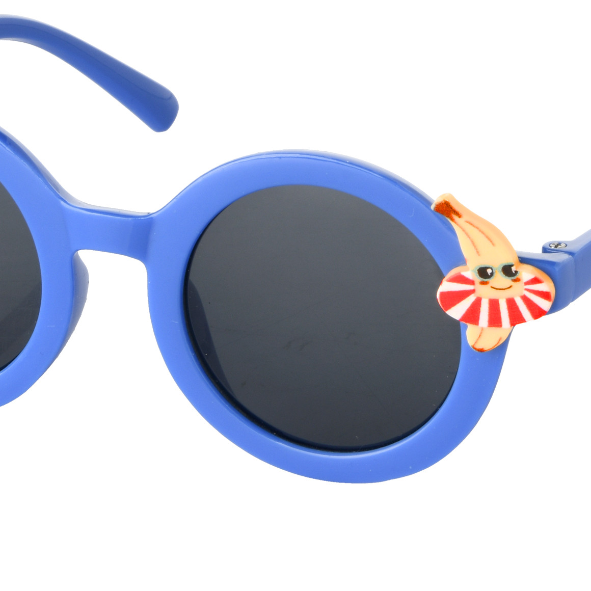 Famy Kinder Sonnenbrille mit Bananen-Motiv blau