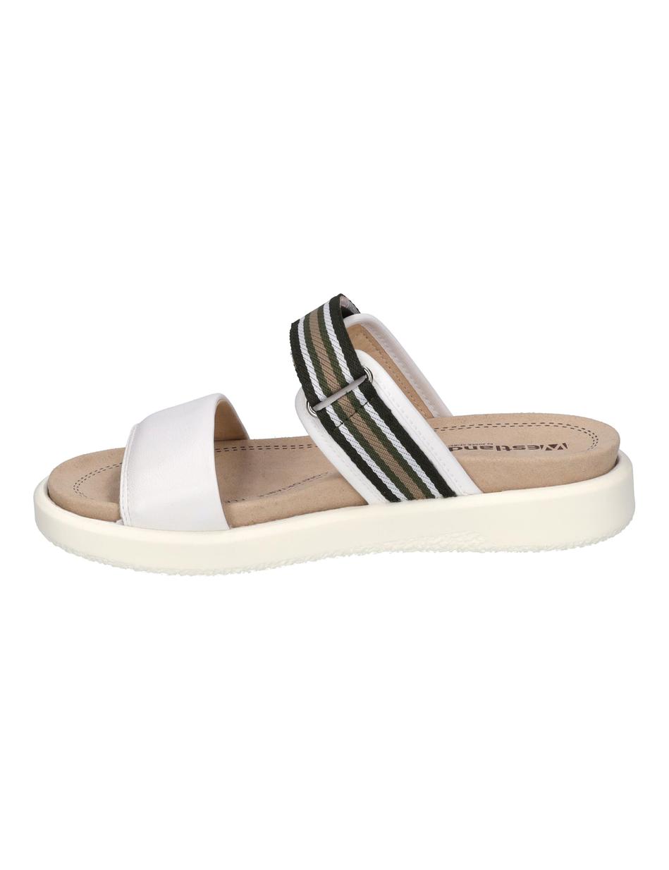 Sandale Albi 04, weiss-kombi