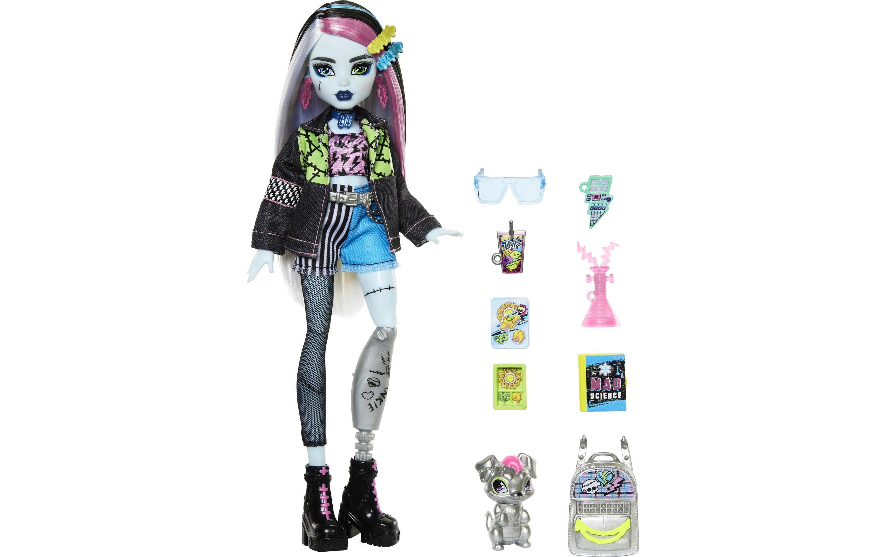 Puppe Monster High FrankiePuppe begeistert die Modewelt mit einem spuktastischen Look