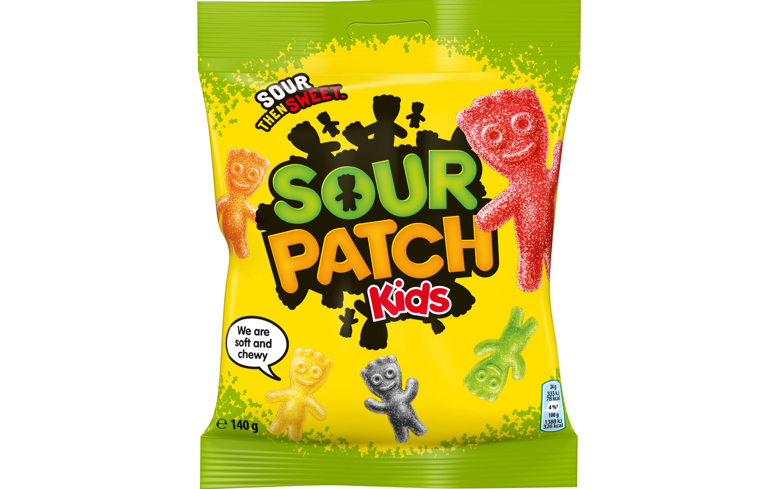 Gummibonbons Sour Patches Beutel 140 gFruchtgummi
